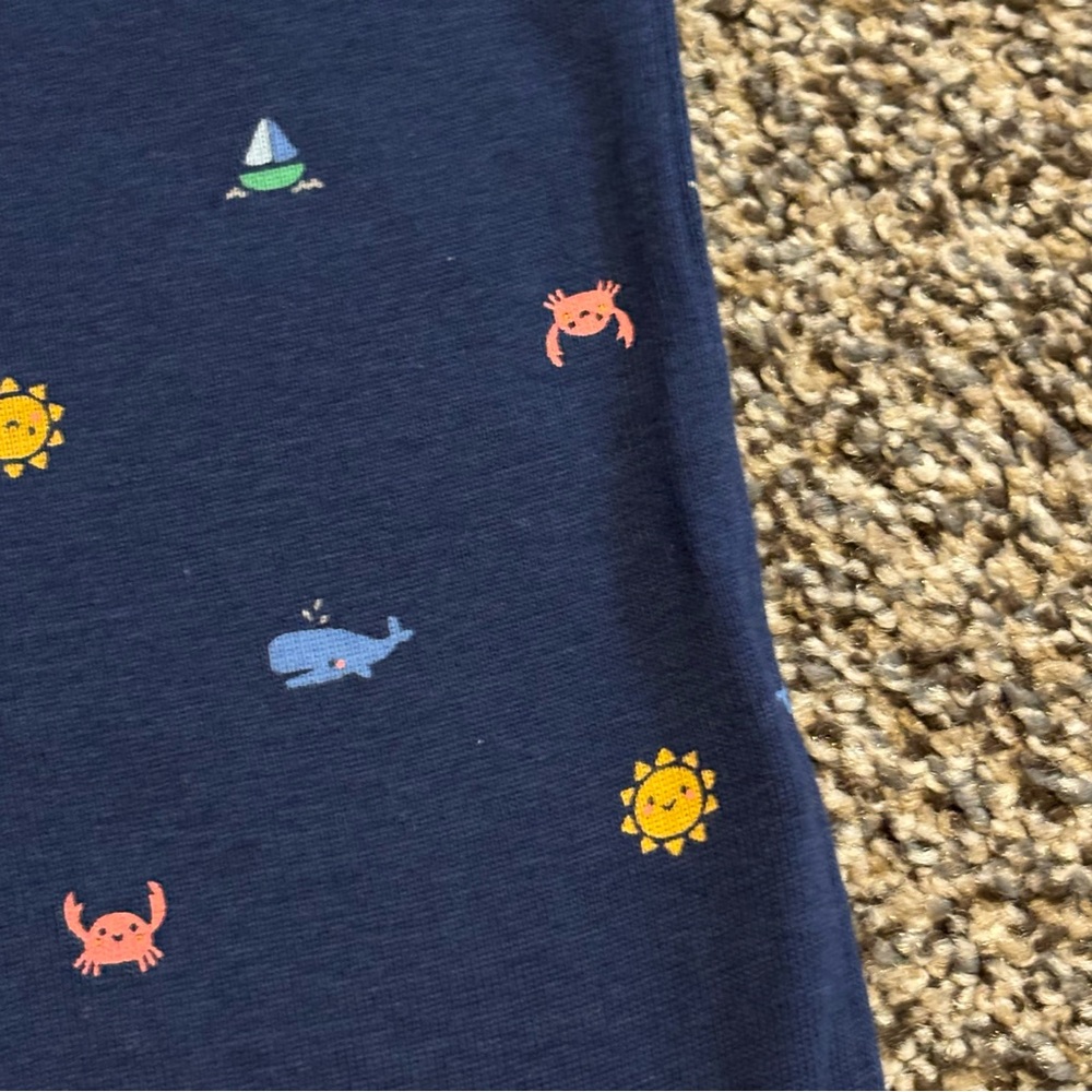 Carter's Summer Baby Bundle Outfit Set Lot of 7 Sharks Boating Beach 3mo - Picture 4 of 9